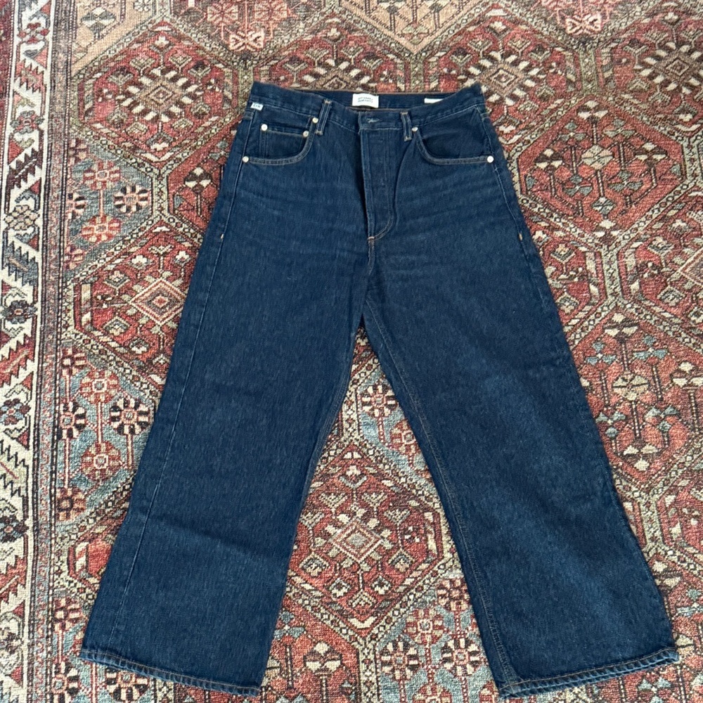 Citizens Of Humanity Gaucho Dark Blue Straight Jeans